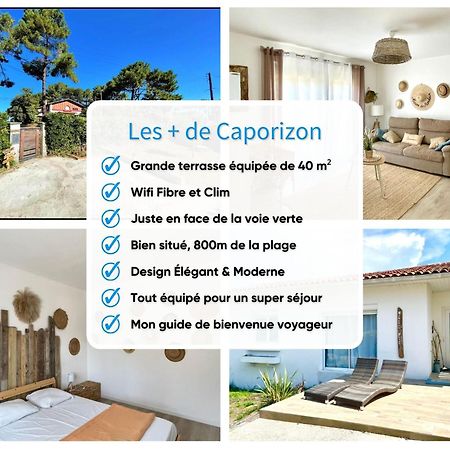 Mimizan-Plage Caporizon-Villa Courant-Terrasse-Proche Plage מראה חיצוני תמונה